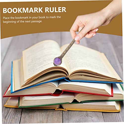 Règle marque-page aux fleurs séchées DOITOOL, cadeau idéal pour passionnés - 6