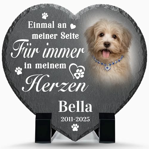 Personalisierte Haustier-Gedenktafel, Haustier-Gedenkgeschenk, Katzen-Gedenkstein, Hunde-Gedenkstein bei...
