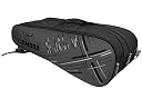 WILD MODA Passion Pro Premium 3-Compartment Badminton & Tennis Racquet Bag – Lightweight, Durable, and Padded Unisex Design for Men, Women, Youth & Players of All Levels (Grey & Black) gallery image