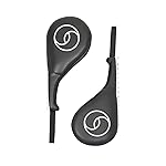 Maplefield Kick Pad Set - 2 Pack, Black, 15 x 2.5 x 7.5 in - Taekwondo Kick Pads & Kickboxing Paddles - Karate Gifts for Boys & Martial Arts Sparring Gear