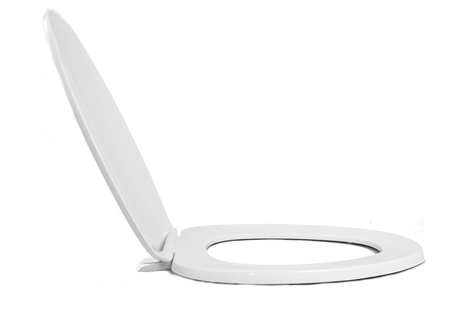 Centoco 600001 Plastic Elongated Toilet Seat with Closed Front, White
