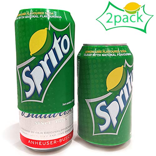 JUSHOOR Beer Can Cover Wraps Beverage Bottle Beer Can Silicone Sleeve Hide a Beer That Look Like Soda Suitable 12FL OZ 355ml(2Pack)