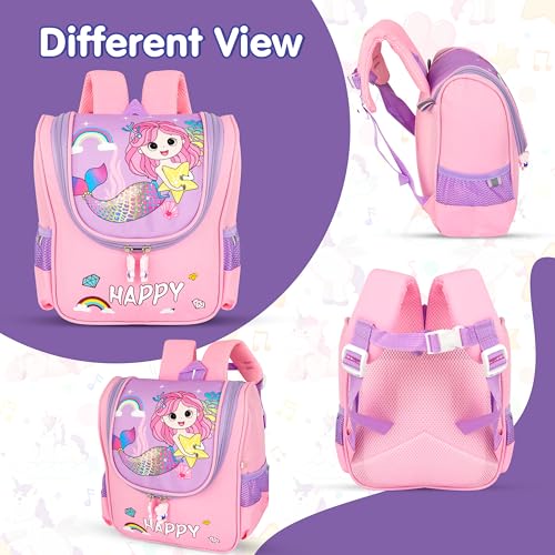 Image of Storite School Backpack for Kids Girls 8L|Stylish Durable Water-Resistant Backpack Shoulder School Bags for Girls Kids Birthday Gift