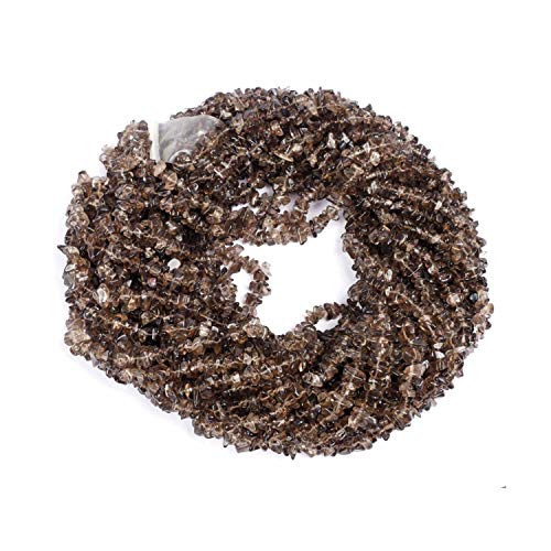 Quartz fumé perles naturelles non coupées chips 4-5mm pour bijoux