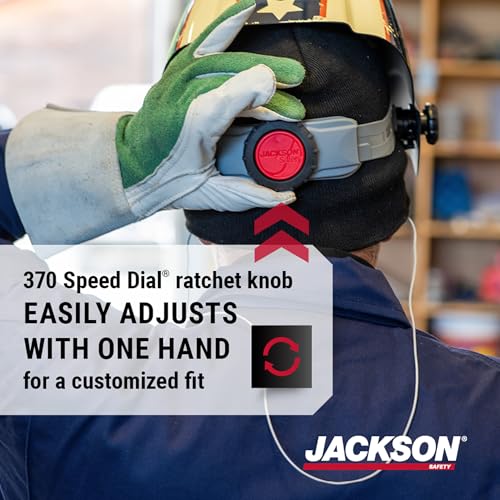 Jackson Safety Insight ADF Welding Helmet - Ultra Lightweight, Auto Darkening Welding Hood with HLX Shell Design - ANSI Z87.1 & CSA Z94.3