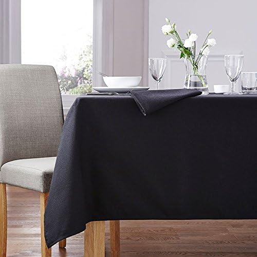 Forta Tablecloth, Black, 35 x 35 Inch