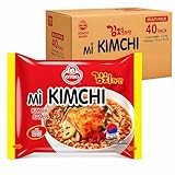 OTOKI Mi Kimchi Ramen Korean Style Instant Noodles 120g x 40 Packs | Kimchi Flavoured Ramyun | Spicy Tangy Korean Instant Ramen Multipack