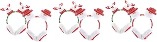 NOLITOY 6 Pçs Protetores Auriculares Protetores Auriculares Protetores Auriculares De Férias Protetores Auriculares Para O Natal Fone De Ouvido Grampo De Cabelo Faixa De Cabelo Infantil