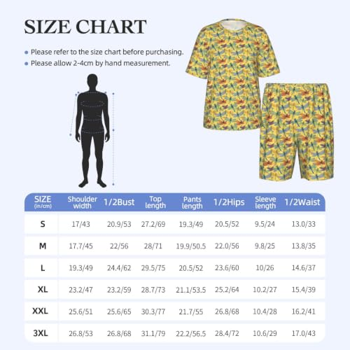Ensemble pyjama stretch homme imprimé libellule thermorégulateur - 4