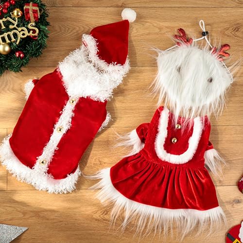 Disfraz navideño para perro tamaño S miniatura 6