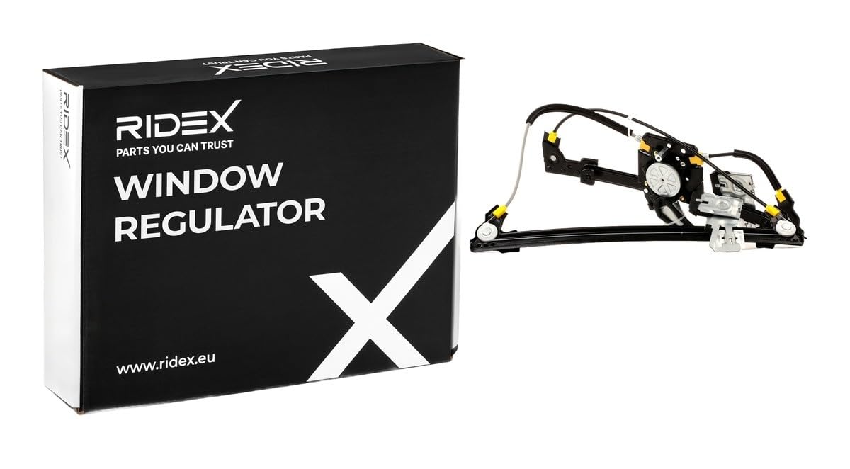 RIDEX 1561W0087 Elevalunas eléctrico Delante, Derecha con electromotor Compatible con VW Polo IV Hatchback 9N, 9A