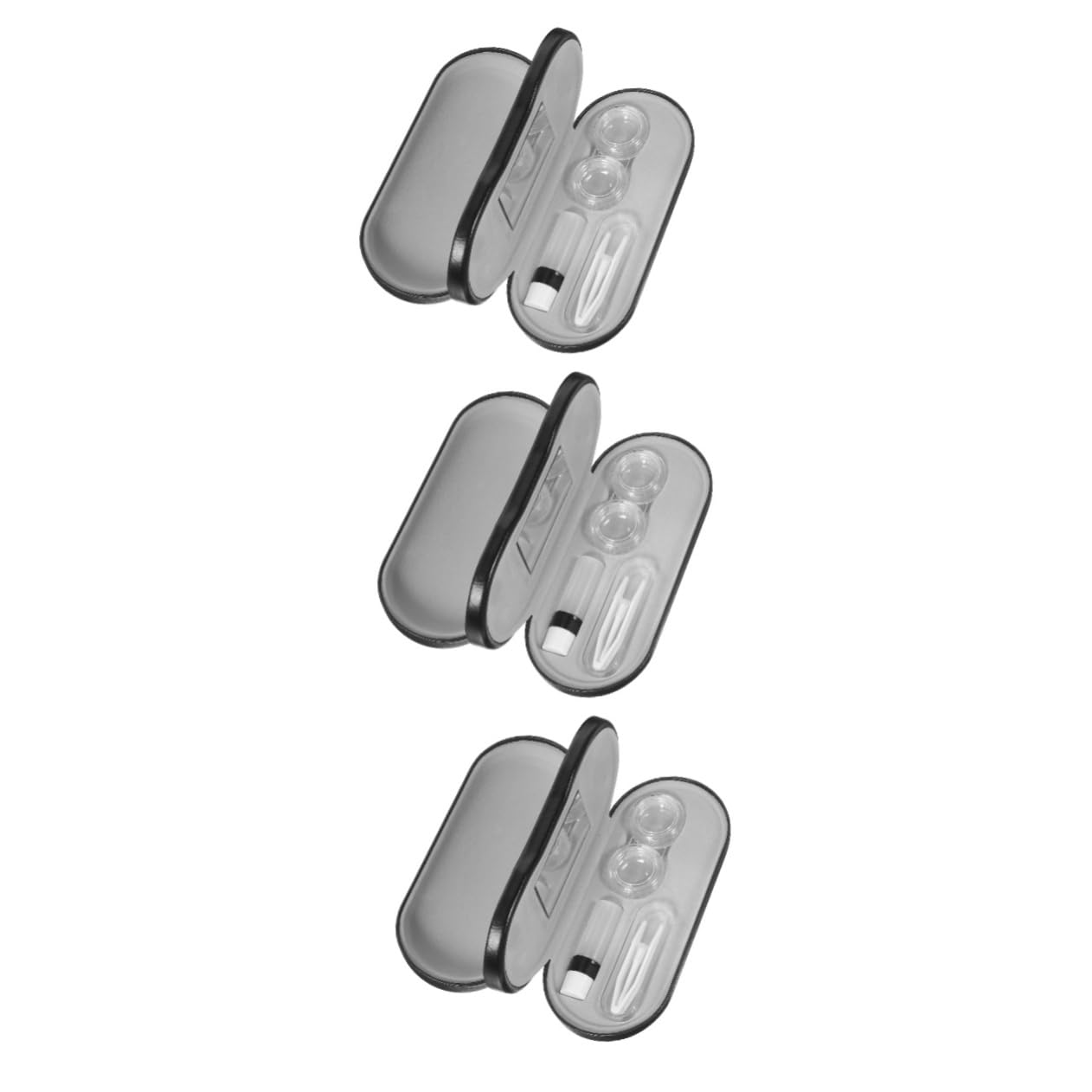 3 Sätze Doppelter Brillenetui Hartschalen Brillenbox für Mehrere Brillen Tragbarer Brillenorganizer mit Design für Sonnenbrillen und Lesebrillen Unterwegs