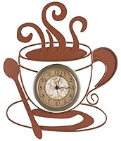 Algopix Similar Product 14 - Fox Valley Traders Metal Coffee Clock