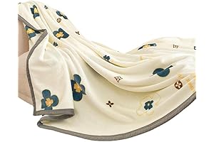 Soft and Warm Fleece Throw Blanket by Landuo