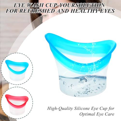 image for WY LIGHTING LEVEL 4Pcs Eye Wash Cup Eye Wash Bath Kit Silicone Eye Cle