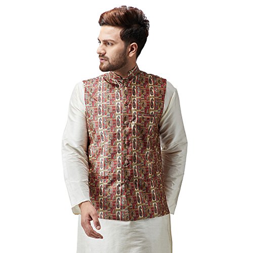 Image of SOJANYA (Since 1958, Men's Silk Fancy Border Dhoti