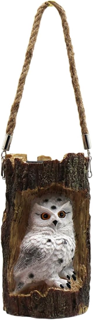 VANZACK Solar Powered Hanging Light Resin Ornament for Outdoor Garden Decor for Patios Lawns and Pathways Mother Day and Birthdays