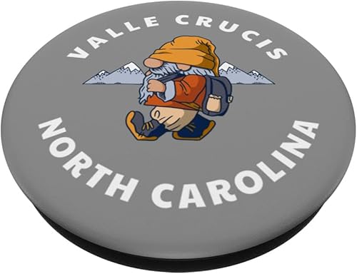 Miniatura 2 de Valle Crucis Carolina del Norte Gnomo de senderismo NC PopSockets PopSockets intercambiables PopGrip