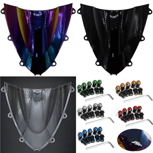 Pare-brise moto double bulle injection de haute précision