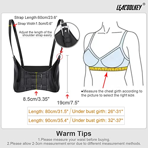 LEACOOLKEY Women Fashion Body Waist Belt Vest Steampunk Underbust Corset Belt for Dress Halloween Costume(80cm-Under bust girth 26"-31") steampunk buy now online LEACOOLKEY Women Fashion Body Waist Belt Vest Steampunk Underbust Corset Belt for Dress Halloween Costume(80cm-Under bust girth 26"-31") steampunk buy now online