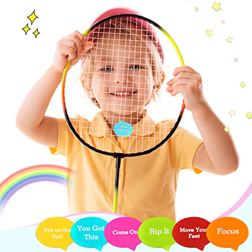 24 Pcs Tennis Vibration Dampener Colorful Tennis Racket Dampener for Women Men Tennis Gift Accessories, 6 Styles - Image 6