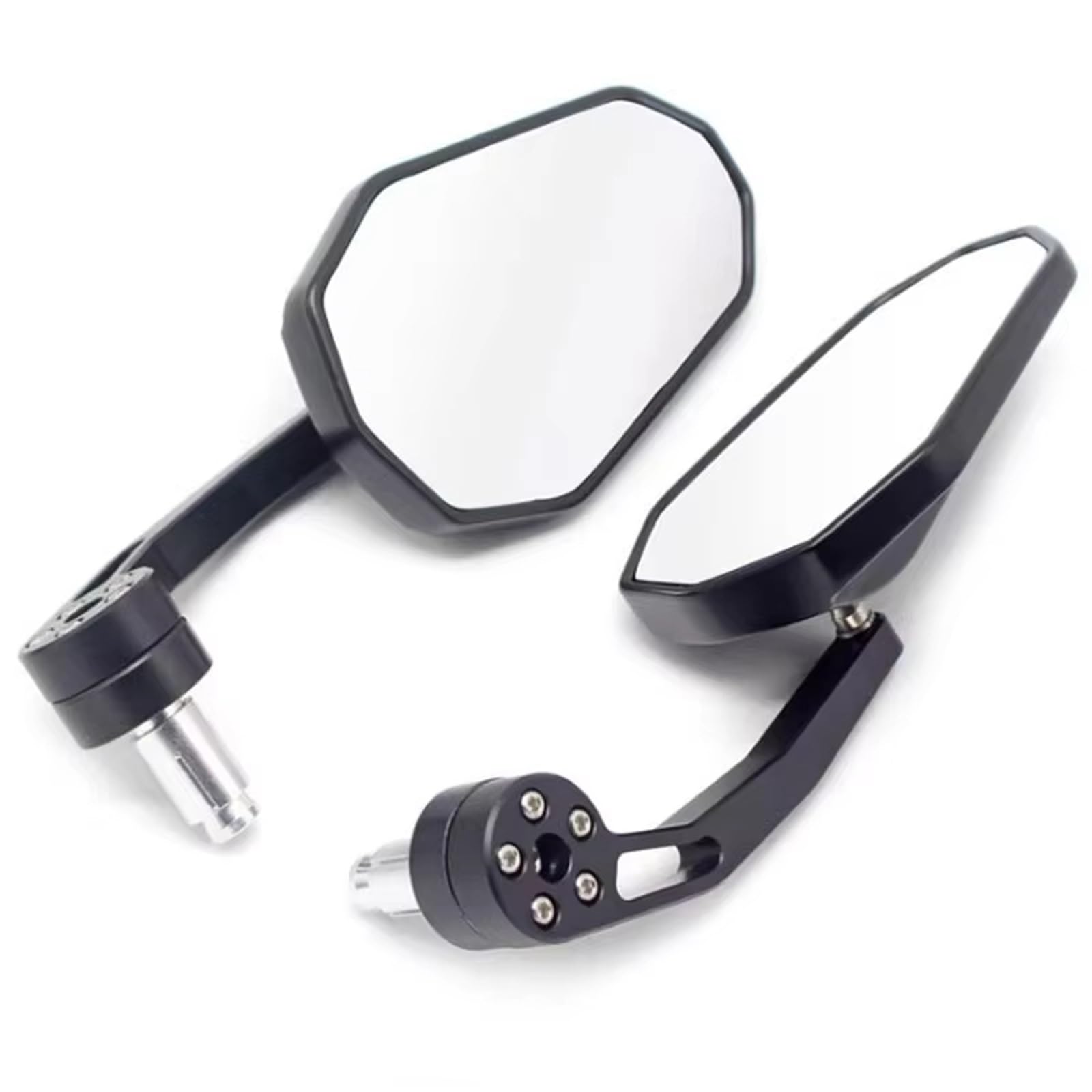 Rétroviseurs latéraux de moto 22mm à vision panoramique réglable - 8