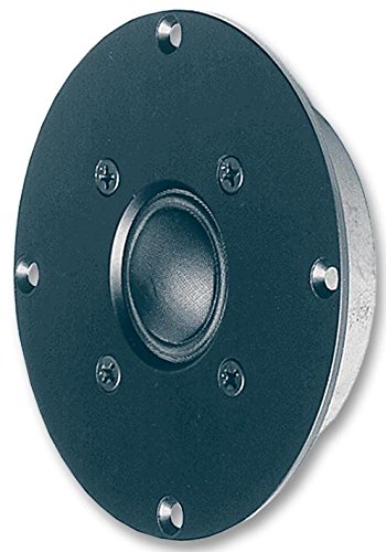 Image of Tweeter, 1" Fabric Dome 8R, 30Khz, 1Khz, 8Ohm, Power Rating RMS 80W, 1.5Khz, Transducer Function Tweeter, Cone Size 1" (25mm), 26mm, 104mm, Fixing Hole Diameter 4.3mm, Panel Cutout Diameter 80mm, Powe