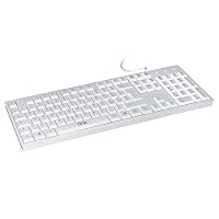 LINK Tastiera Italiana 105 Tasti Colore Bianco CONNETTORE USB