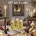 DomeStar 150PCS Fake Gold Ice, Acrylic Ice Fake Plastic Gold Nuggets Rocks Gems Marble Vases Fillers for Table Scatter Birthday Wedding Party Decoration
