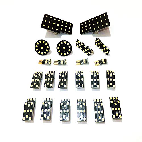 Luces de lectura LED para Q5 kit interior de iluminación nocturna familiar 22 piezas