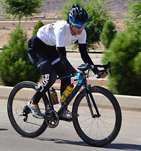 Aegend 2 Pairs Sun Protection Cooling Arm Sleeves - Tattoo Cover Up - Sun Sleeves For Men & Women For Cycling, Running, Basketball, Football, Golf, Volleyball, Driving, Black 2 Pairs #TOP6