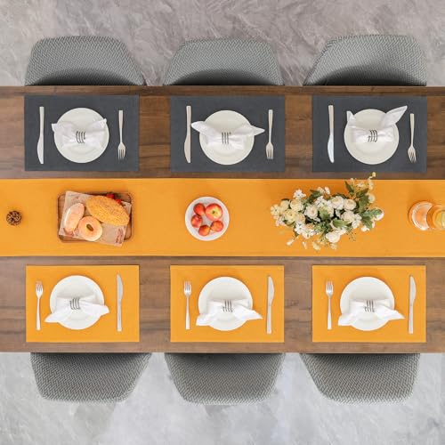 Banchif Tischsets abwaschbar doppelseitig Platzset Platzdecken abwaschbar – Ansicht 9