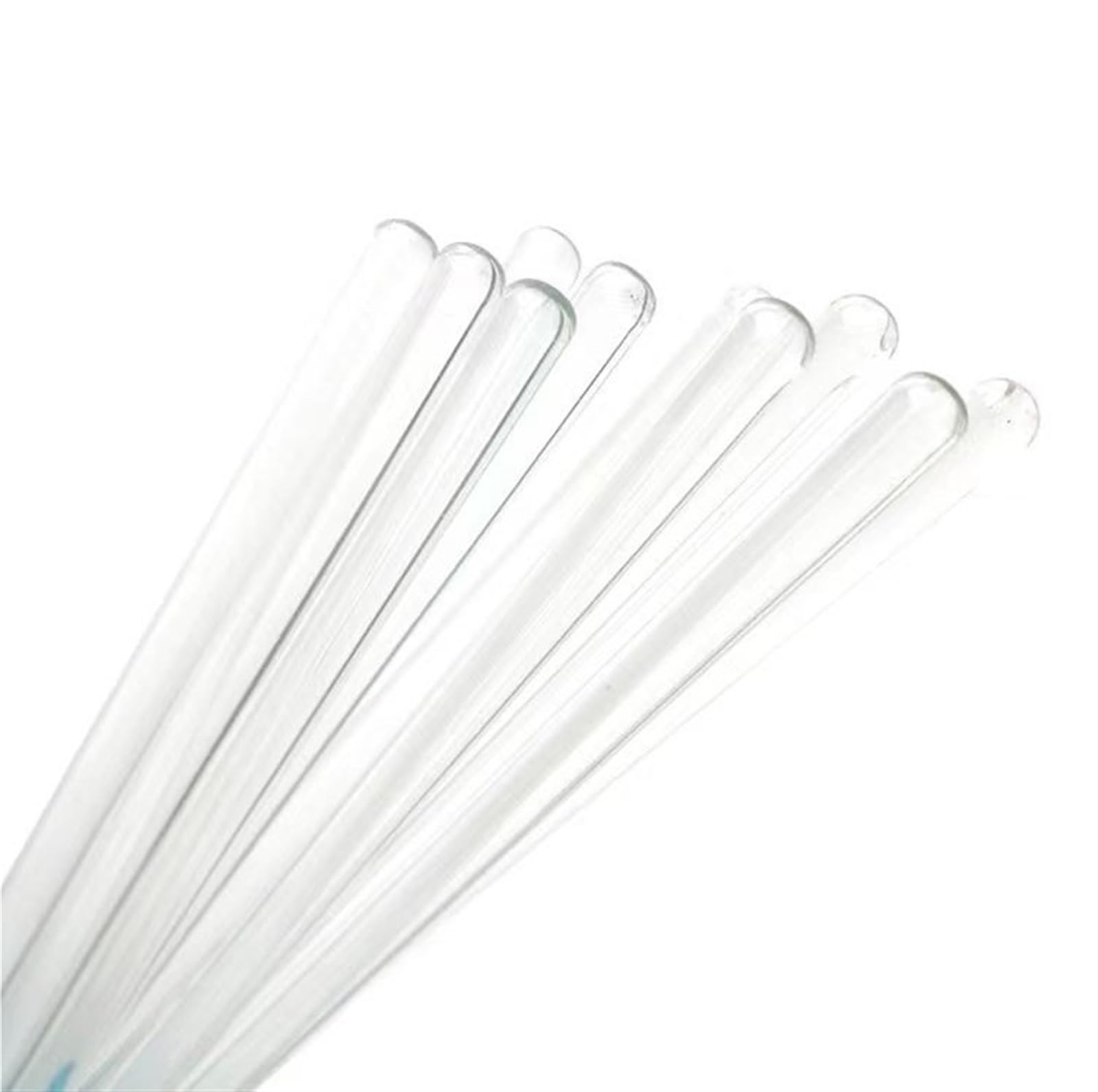 barras de vidrio de borosilicato, Varilla agitadora de vidrio de borosilicato transparente de 0,2 x 12 pulgadas, paquete de 10