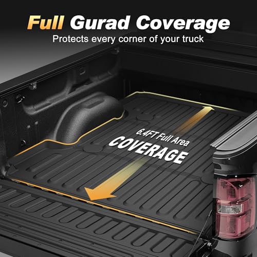 Image of 6.4FT Truck Bed Mat & Tailgate Mat for Dodge Ram 2500 /3500 2009-2026 6.4ft