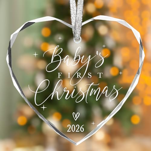 Image of Babys First Christmas Ornament 2026, My First Christmas Ornament Boy and Girl Newborn Gifts, 3inch Baby's First Christmas Ornaments 2026