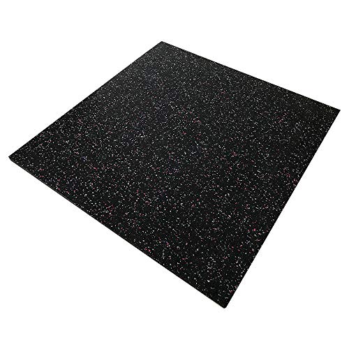 RevTime Anti-Vibration Mats, 28" x 28", 5/8" (15 mm) Thick Rubber Mats, Anti-Walk, Anti-Move, Anti-Noise for Washer, Dryer, Audio Equipment, Strength Training Equipment Mat (Pack of 2)