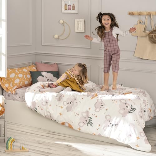 Baby Koala Juego Nórdico 2 Piezas 155X220 Cm (Cama 80/90)