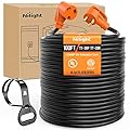 Nilight 30 Amp 100FT RV Extension Cord 125V Heavy Duty 10 Gauge Pure Copper STW Wire UL ETL Listed 3 Prong TT-30P TT-30R 30F/30M Weatherproof Cord Suit for RV Camper Caravan Trailer