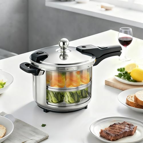 image for KCKHFA 3 Pack Pressure Canner Racks, 11-inch Canning Supplies, Stainle