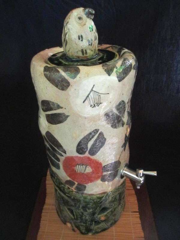 焼酎サーバー 織部 焼酎サーバー 早蕨窯 佐藤和次 S-691