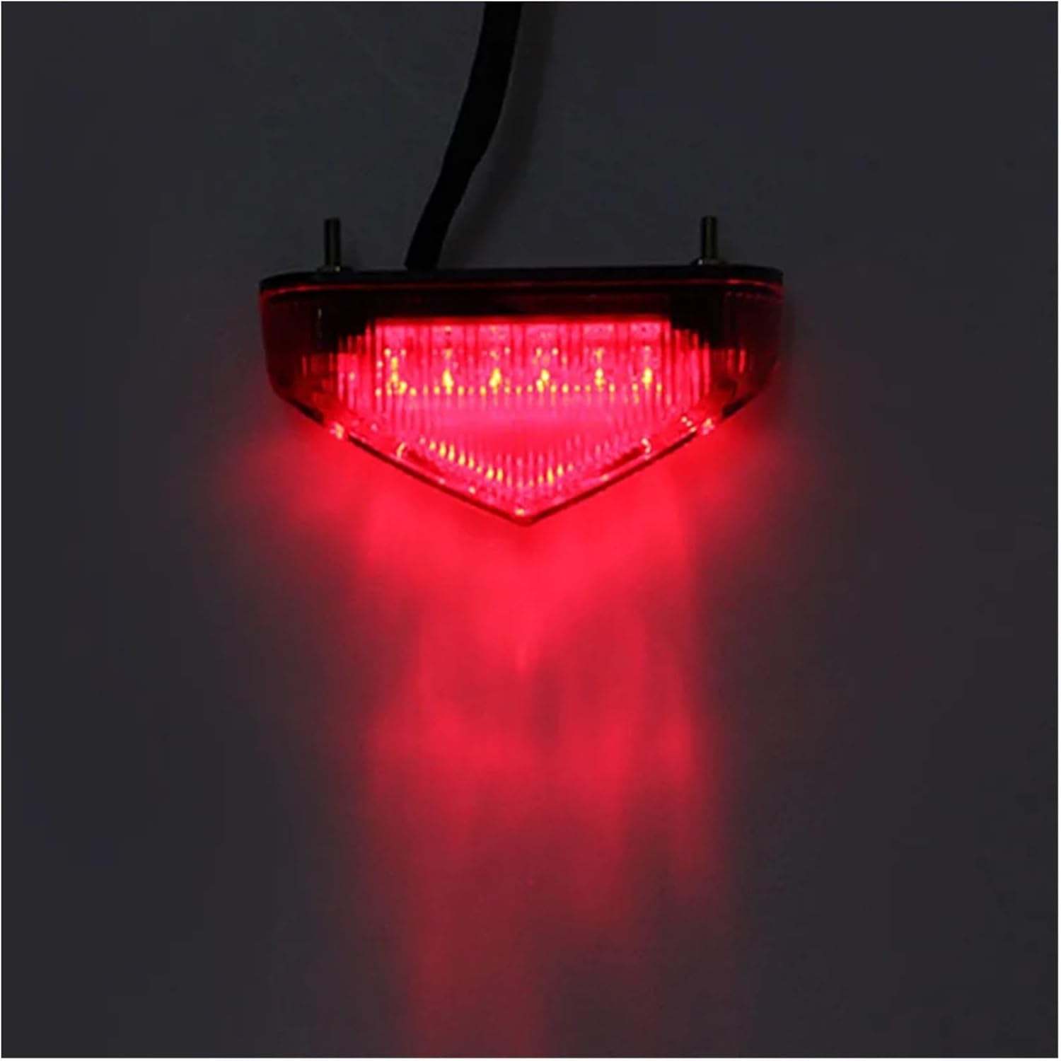 1個のオートバイ改造テールライトリアテールライト ライト ブレーキライト小型テールライト バイクのテールライト