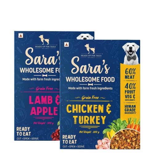 See full amazon price history chart for Heads Up For Tails Saras Wholesome Grain-Free Lamb And Apple, Chicken And Turkey Dog Food Combo All Life Stages, Granule - 300Gm Each Heads Up For Tails Saras Wholesome Grain-Free Lamb And Apple, Chicken And Turkey Dog Food Combo All Life Stages, Granule - 300Gm Each (B0CJYG3BP4) Amazon Price History, Amazon Price Tracker