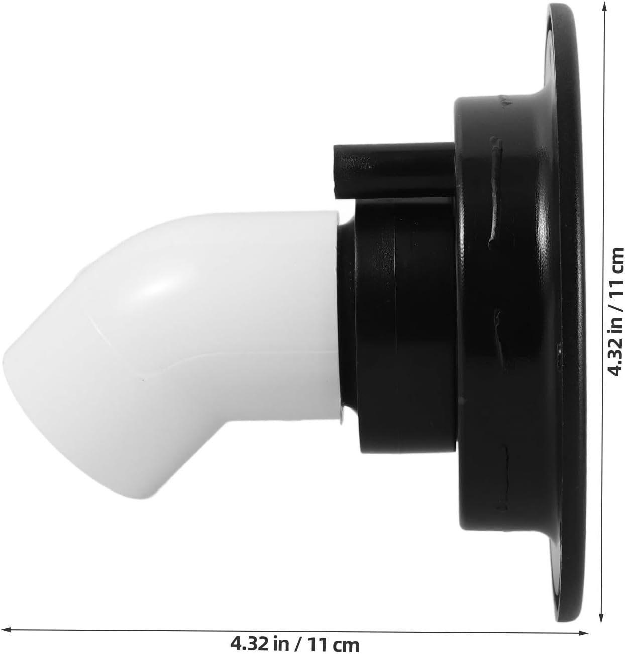balacoo Rv Water Fill Cap with Gravity Feed Freshwater Inlet Leakproof Round Abs Water Tank Inlet Connection for Camper