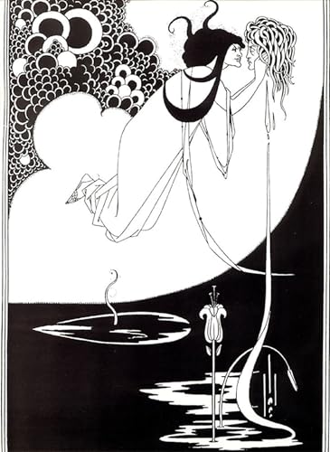 Pintura sobre lienzo il Climax de Aubrey Beardsley regalo artístico original 60x90cm