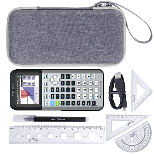 Khanka Stroage Case for Texas Instruments TI-84 Evo/TI - 84 Python/TI-83 Plus/TI-84 Plus/TI-84 Plus CE Color Graphing Calculator, Case Only(Galaxy Gray) by khanka - Used condition - Image 5