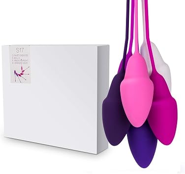 Kegel Exercise Weights, Kegel Balls-Doctor offers Bladder Control and Postpartum Pelvic Floor Exercise, 6 Sets of Premium Silicone Kegel Exercise Equipment for Women Beginner to Advanced