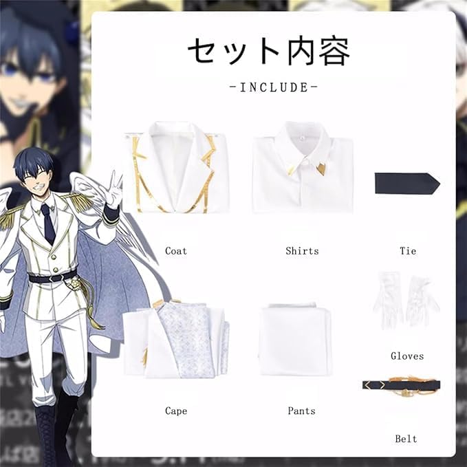 もなか　ブルーロック　御影玲王　悪魔衣装　コスプレ Amazon.co.jp: [HAOJEE]ブルーロックコスプレ 御影玲王 悪魔衣装 み