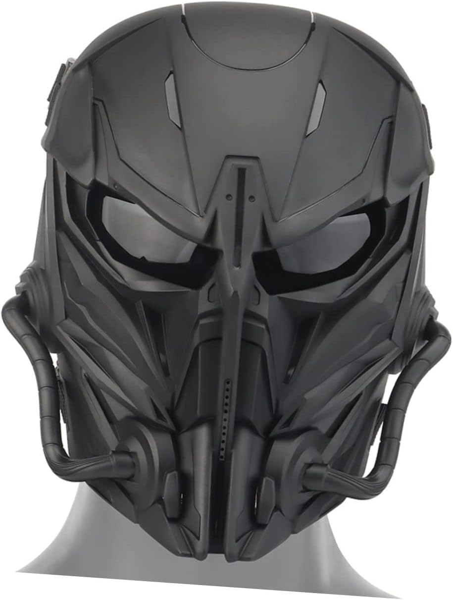 GALPADA Science Fiction Full Face Mask for Cosplay and Outdoor Activities Decorative Costume Mask Elastic Band Lightweight and Ventilated Design for Parties and Halloween