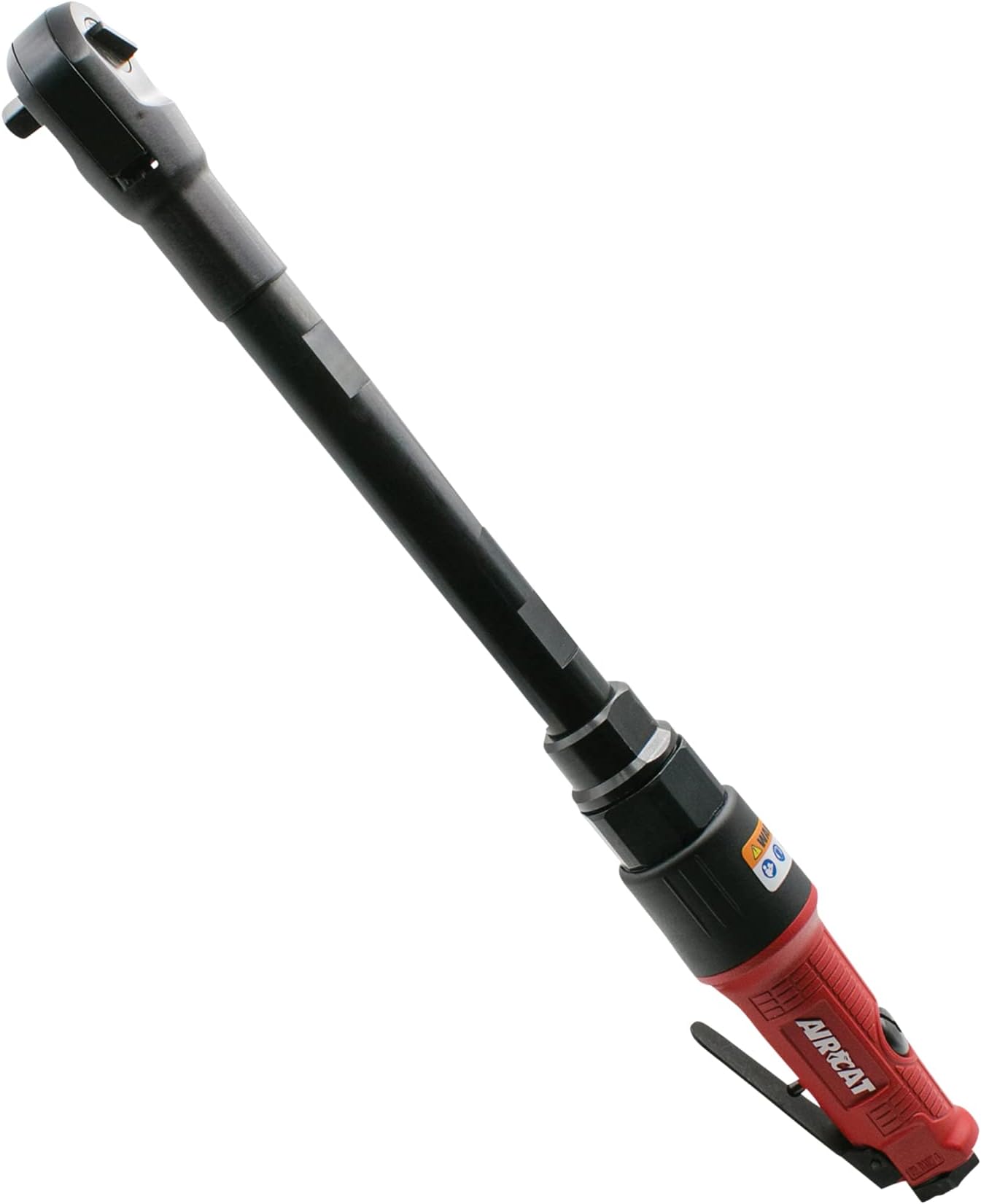 AIRCAT Pneumatic Tools 808-15: 15.3 Inch Long Reach Ratchet 200 RPM, 30 ft-lbs Maximum Torque - 3/8-Inch