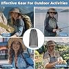 Oversized Mosquito Net 42 x 25 Inches Ultra Large Mosquito Head Net Face Neck Fly Mesh Netting Fits All Hats for Outdoor Camping Hiking Fishing Gardening Safari(Black)
